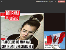 Tablet Screenshot of journaldequebec.com